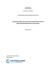 Corporate Governance and Financial Performance of State Owned Enterprises in Cameroon Corporate Governance and Financial Performance of State Owned Enterprises in Cameroon