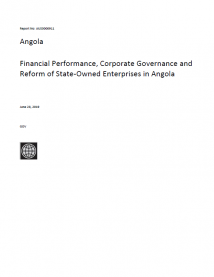 Financial Performance, Corporate Governance and Reform of State-Owned Enterprises in Angola Financial Performance, Corporate Governance and Reform of State-Owned Enterprises in Angola